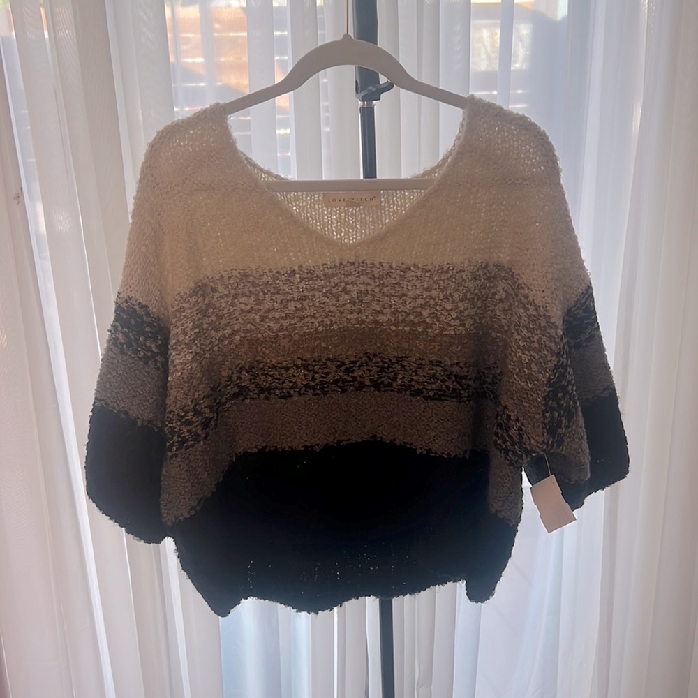 Knitted striped sweater ✨